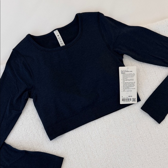 Lululemon Ebb to Street Long Sleeve - True Navy - Picture 5 of 5